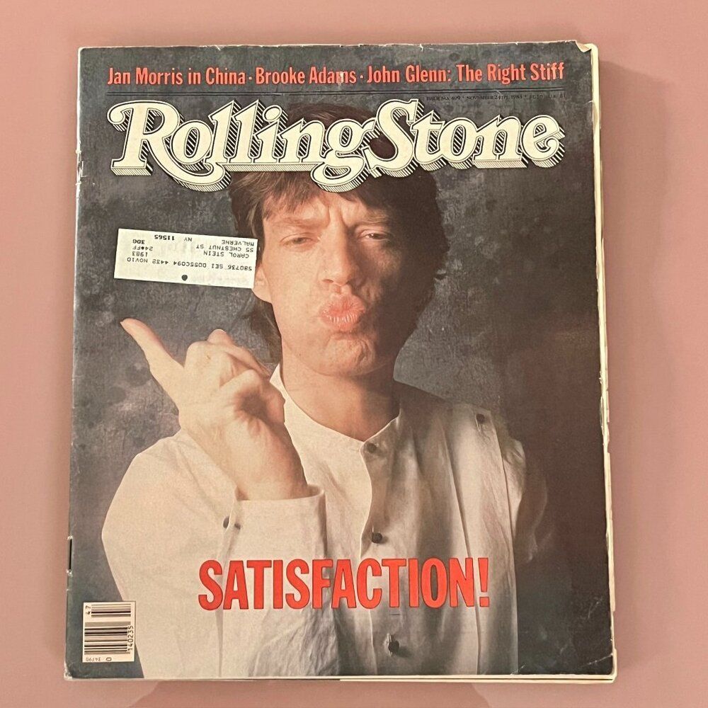 Mick Jagger - Vintage 80's Rolling Stone Magazine 1983- Issue #409